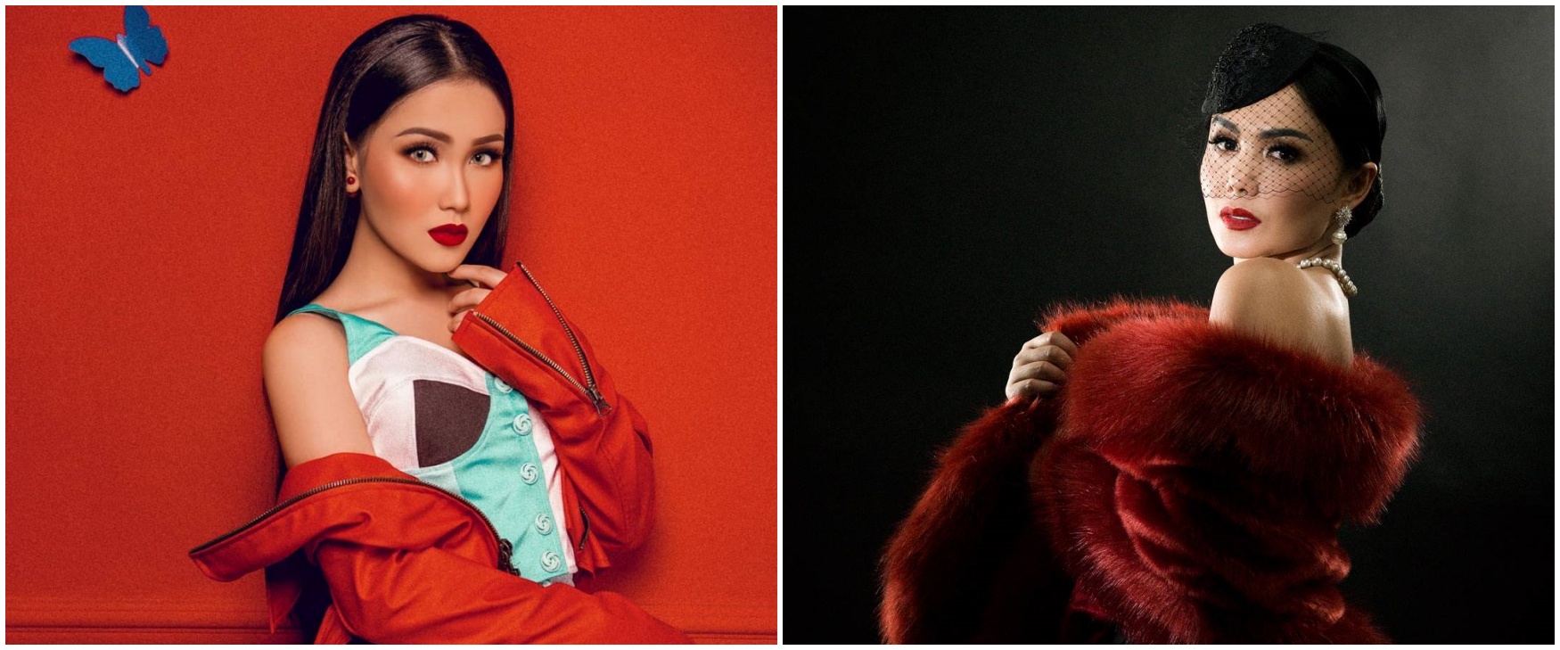 Gaya pemotretan 9 penyanyi wanita dengan makeup tebal, bikin pangling