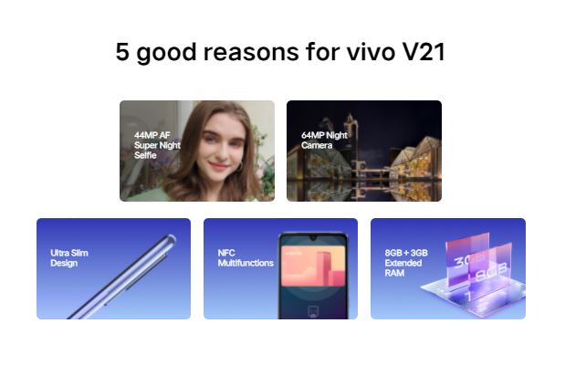 Vivo V21 resmi rilis di Indonesia, ini spesifikasi dan harganya