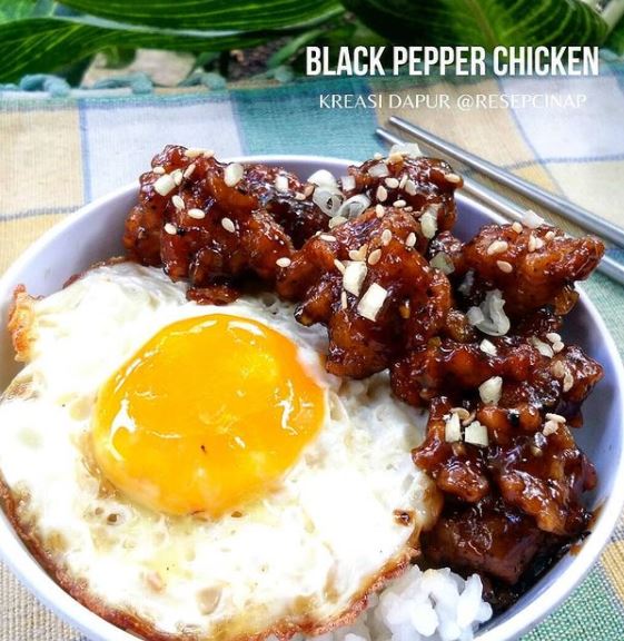 19 Resep ayam lada hitam, mudah dibuat dan bikin nambah terus