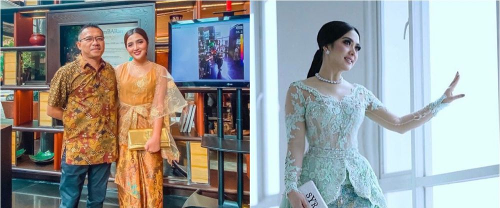 10 Beda gaya Syahrini dan Ashanty saat kondangan, siapa idolamu?