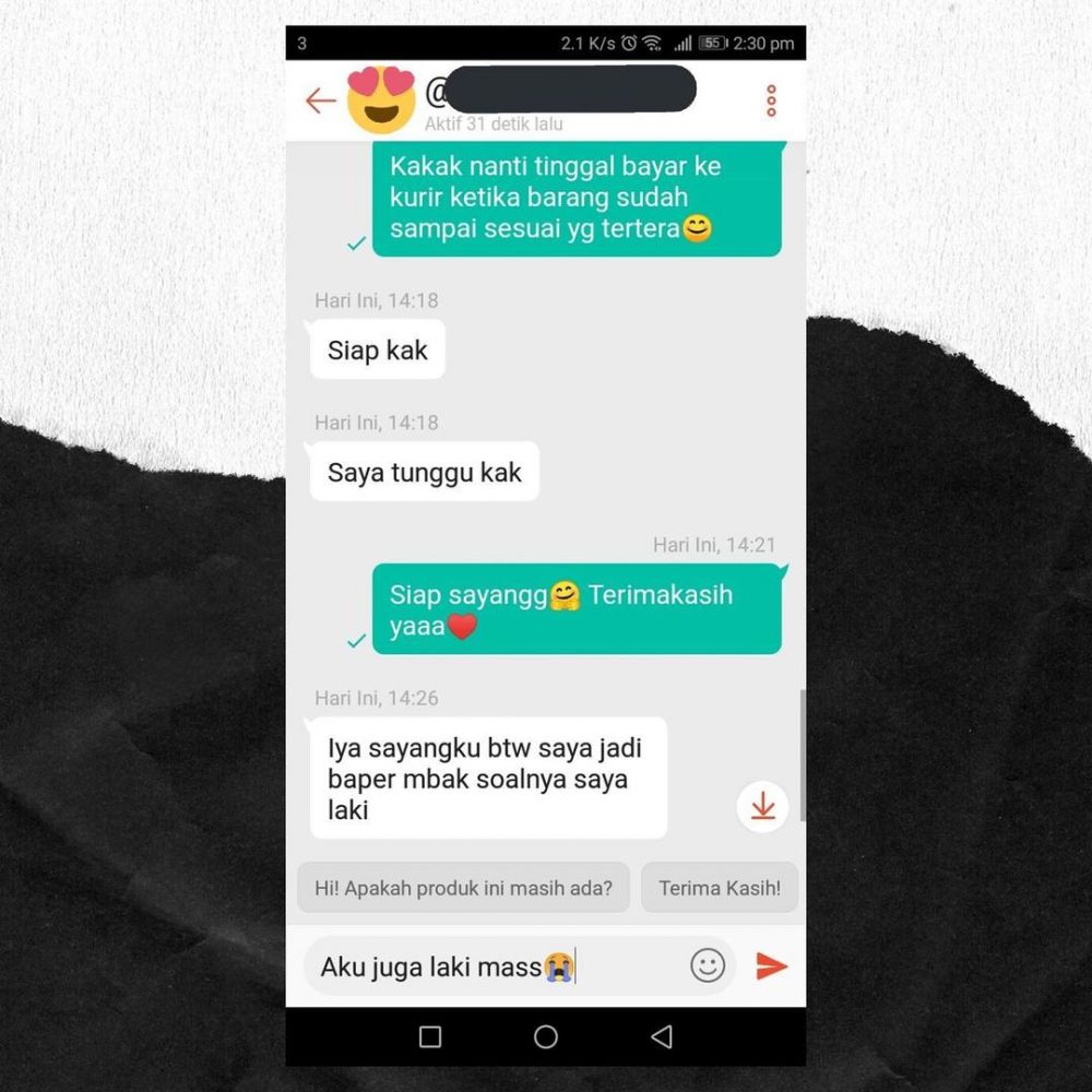 10 Chat lucu jawaban nyeleneh penjual online shop ini malah ngeselin