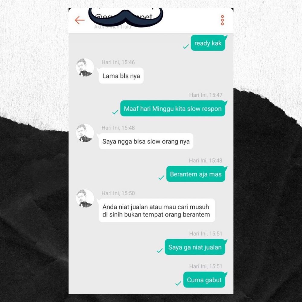 10 Chat lucu jawaban nyeleneh penjual online shop ini malah ngeselin