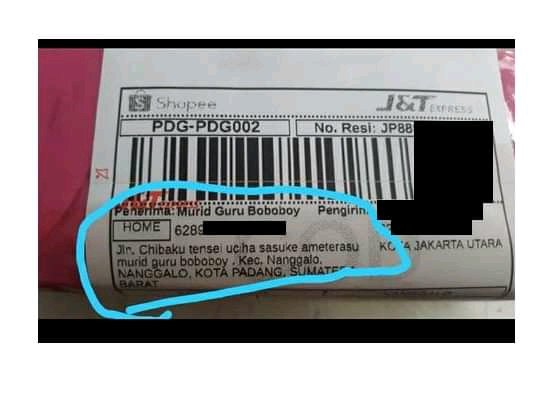 10 Nama penerima paket pakai karakter film ini kocak abis