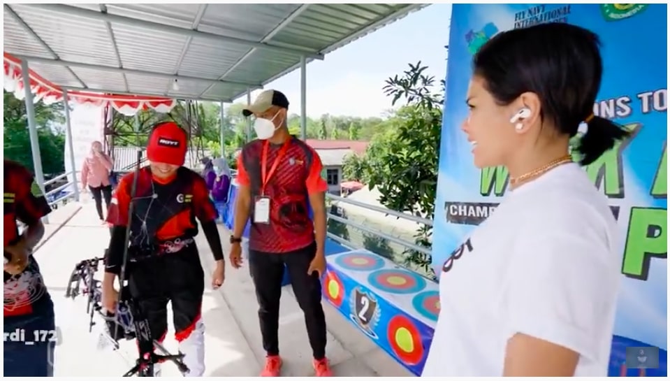 8 Momen anak Nikita Mirzani ikuti kejuaraan panahan internasional