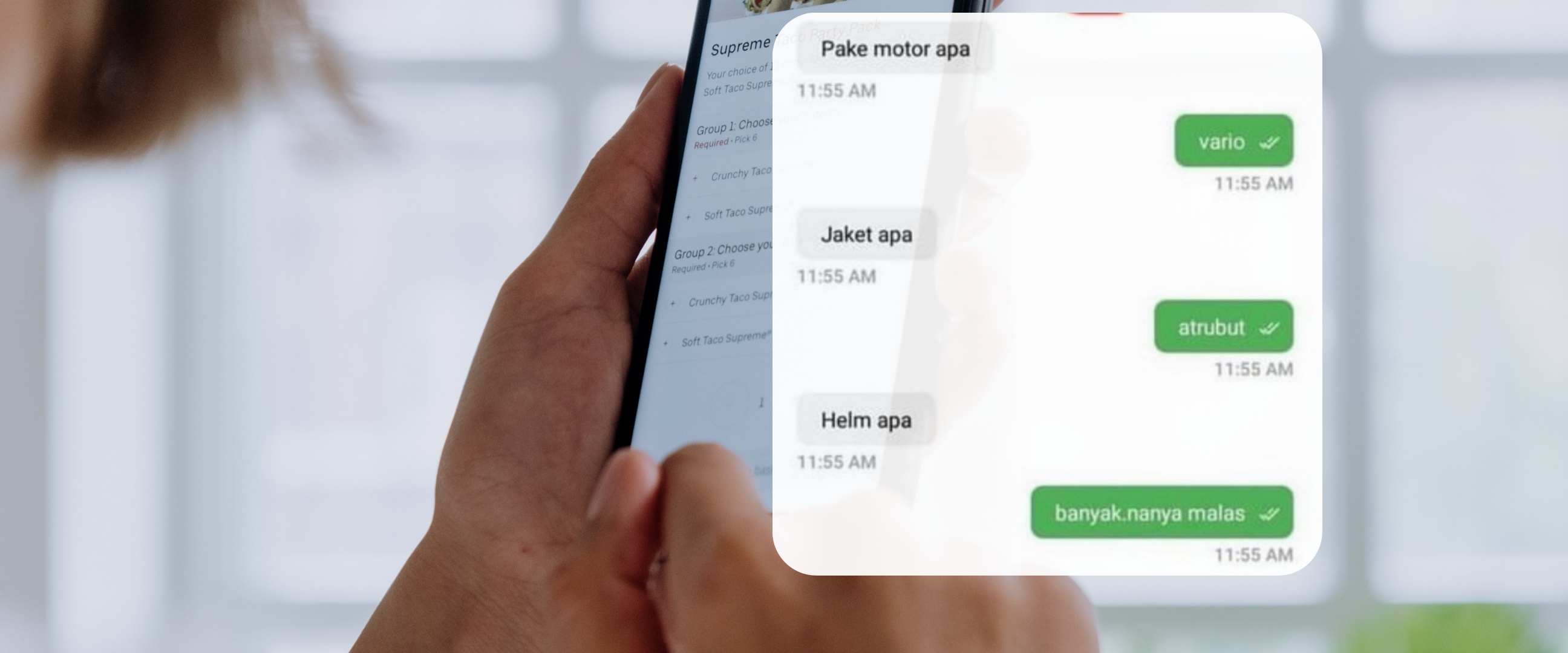 15 Chat lucu tanya ke driver ojek, endingnya bikin senyum kecut