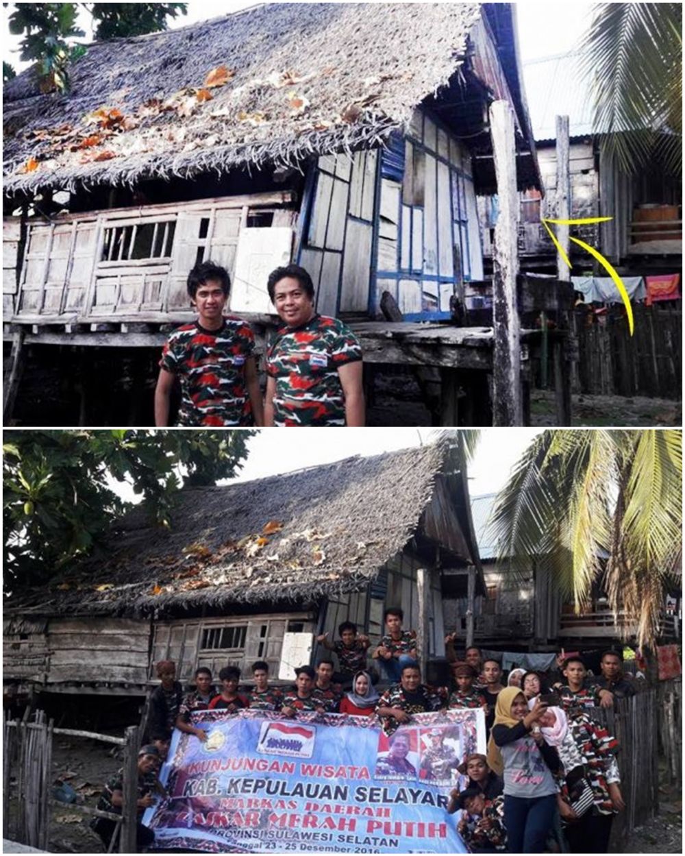 Potret rumah masa kecil 8 penyanyi, milik Melly Goeslaw di tepi kali