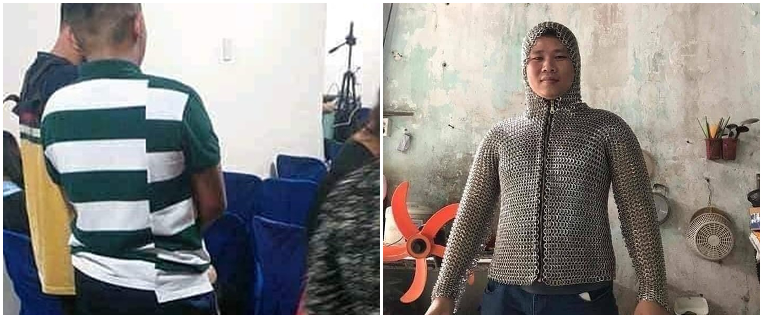 10 Potret lucu baju pria bikin gagal fokus, pakai piyama Hello Kitty