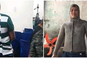 10 Potret lucu baju pria bikin gagal fokus, pakai piyama Hello Kitty