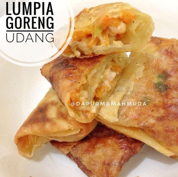 13 Resep lumpia udang, gurih dan cocok jadi camilan