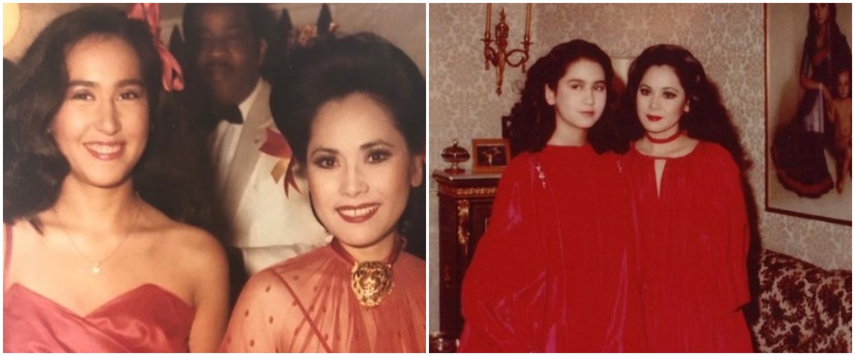 8 Potret lawas Dewi Soekarno dengan sang anak, parasnya bikin terpana