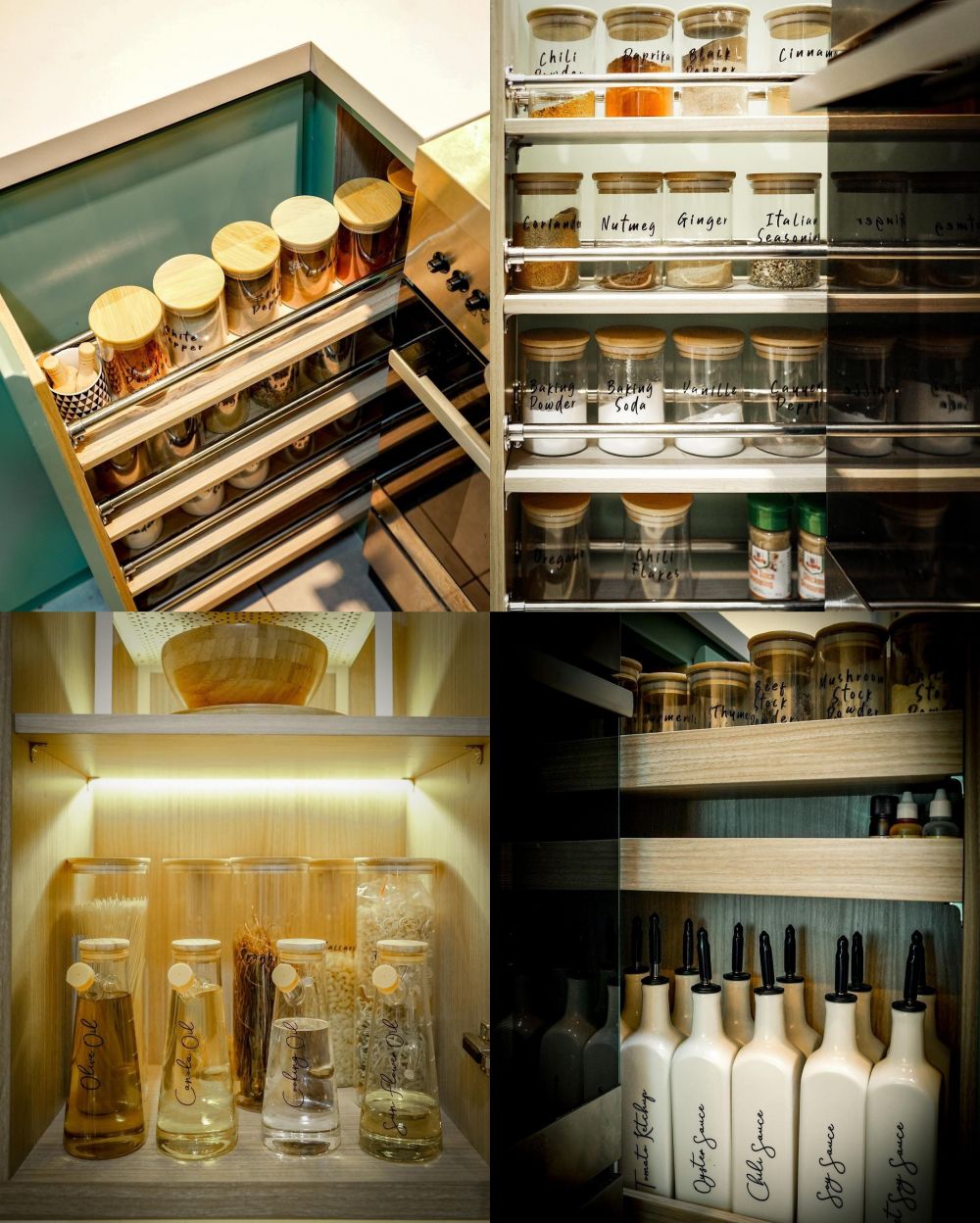 9 Potret detail dapur Sharena Delon, minimalis dan super rapi