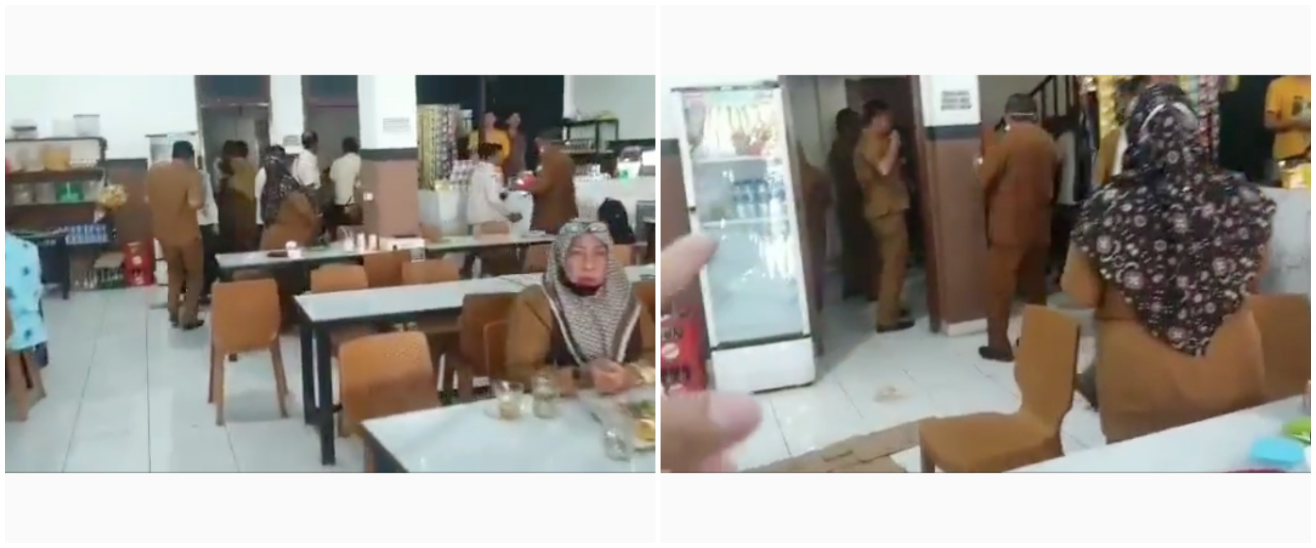 Viral PNS terkena razia nongkrong di warung kopi, auto pada lari