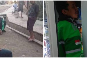 12 Aksi kocak driver ojek online nunggu orderan ini bikin senyum lebar