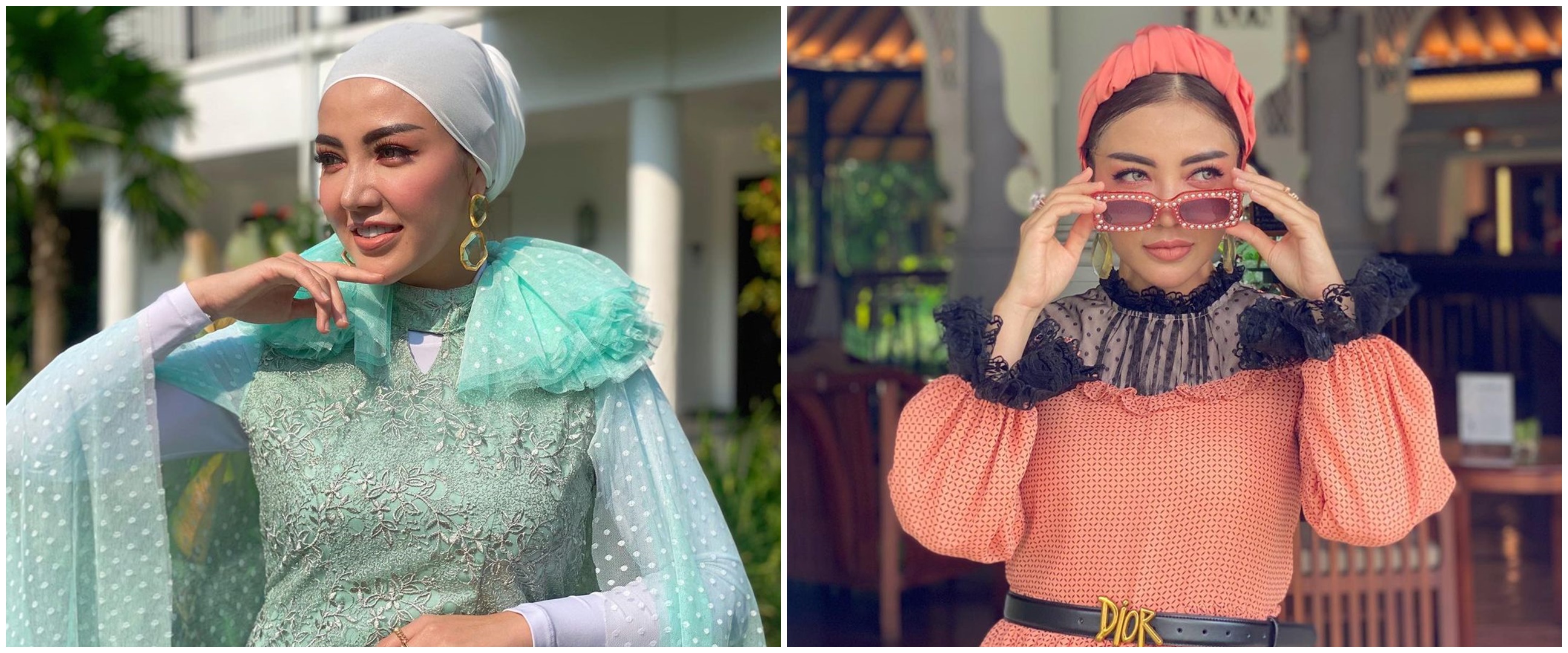 8 Pesona Bella Shofie kenakan turban, gayanya jadi sorotan
