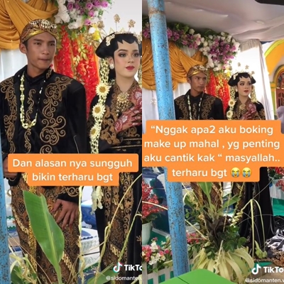 Viral pengantin pilih MUA lebih mahal dari dekorasi, alasannya unik