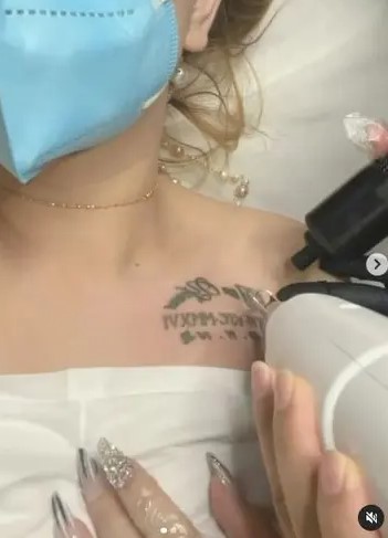 6 Momen Celine Evangelista hapus semua tato, termasuk tanggal nikah