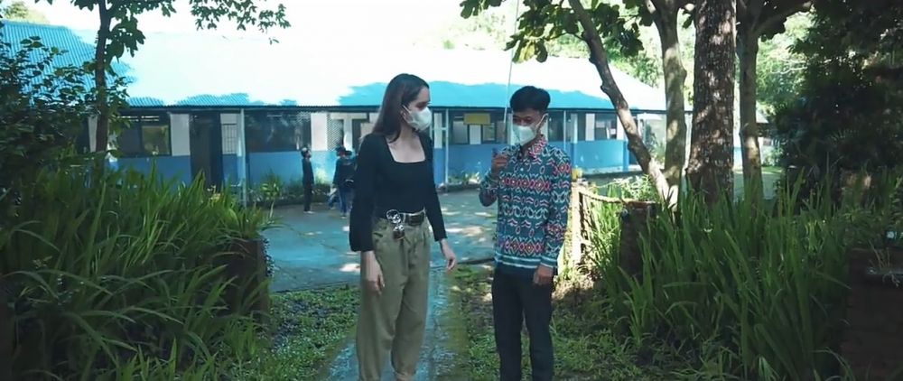 10 Potret sekolah yang dibangun Cinta Laura, lokasinya di pedalaman