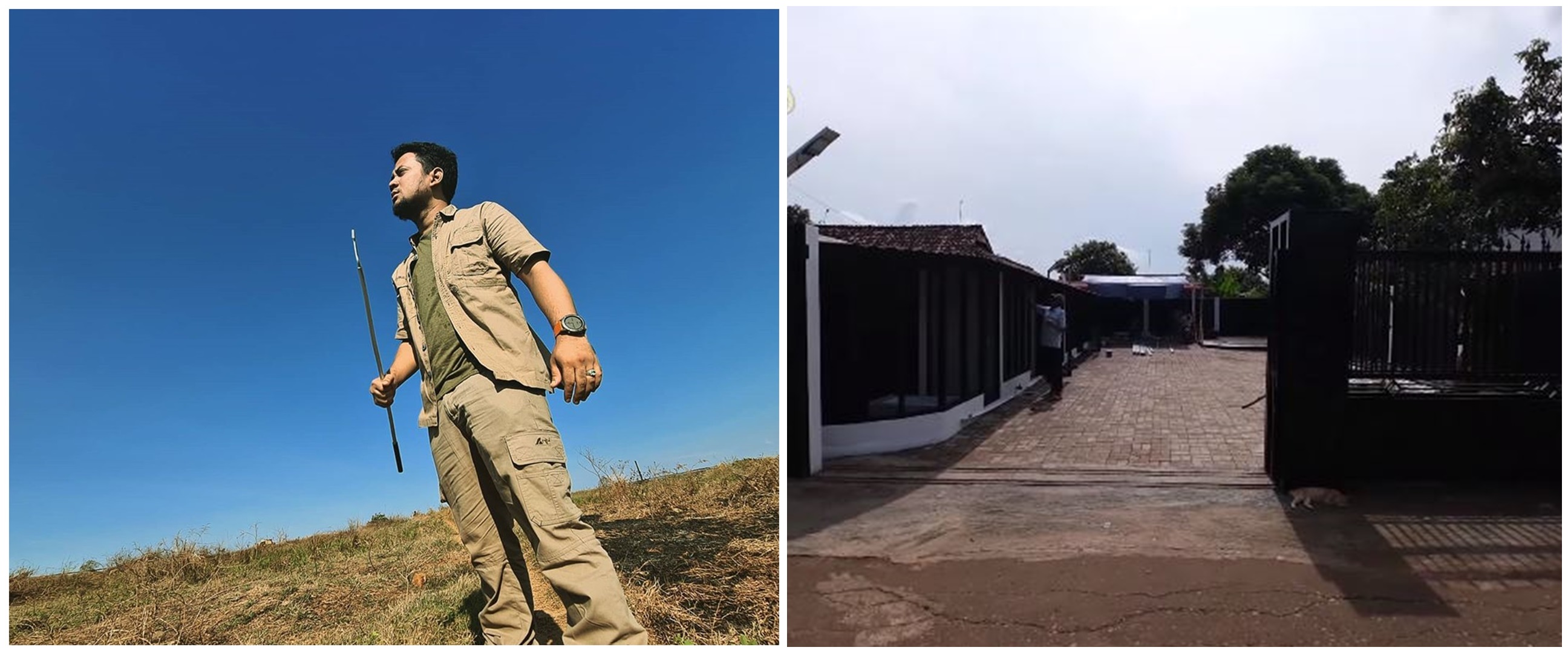 10 Potret kandang hewan Panji Petualang, ubah rumah masa kecil