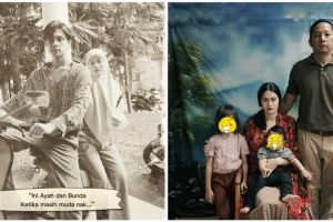 Gaya pemotretan 9 keluarga seleb dengan tema jadul, ikonik abis