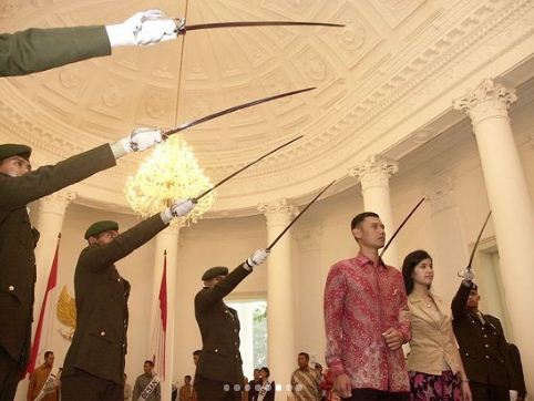 Baru diekspos, ini 9 momen pedang pora pernikahan AHY & Annisa Pohan