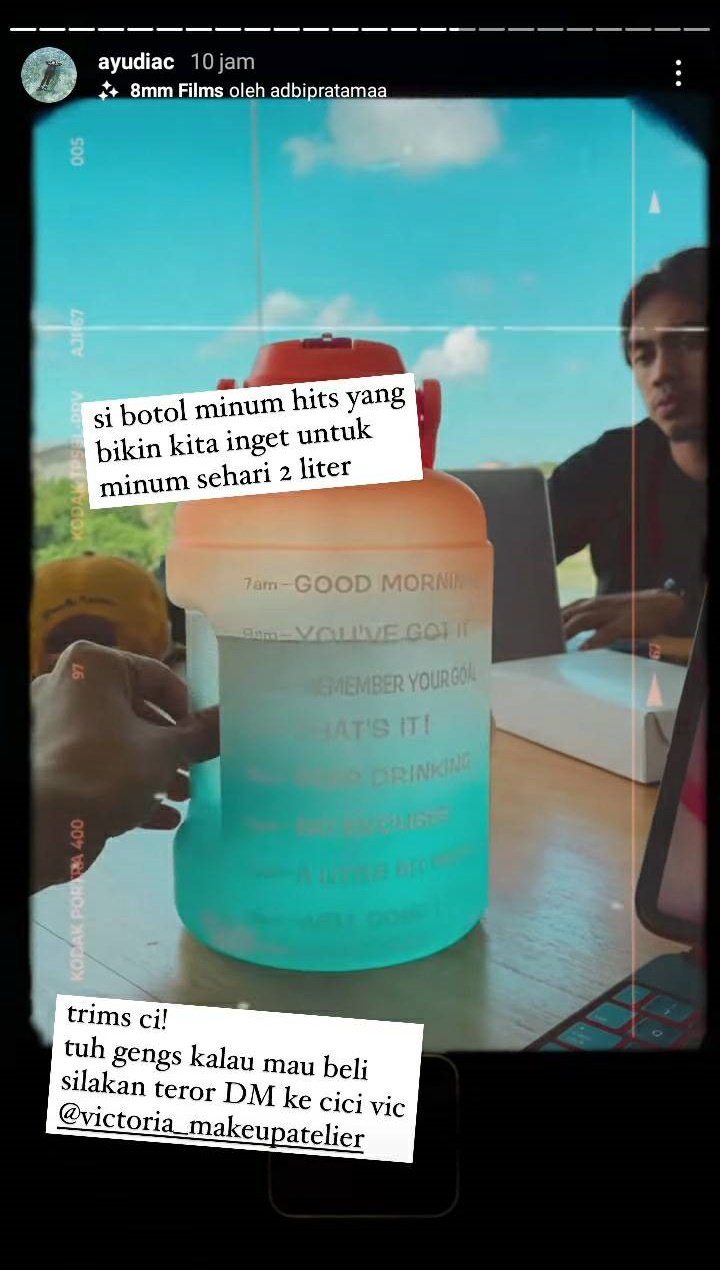 6 Tips hidup sehat ala Ayudia Bing Slamet, tetap bugar selama PPKM