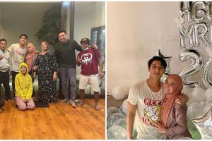 9 Momen ultah Rizky Billar ke-26, diceburin ke kolam bareng Lesty