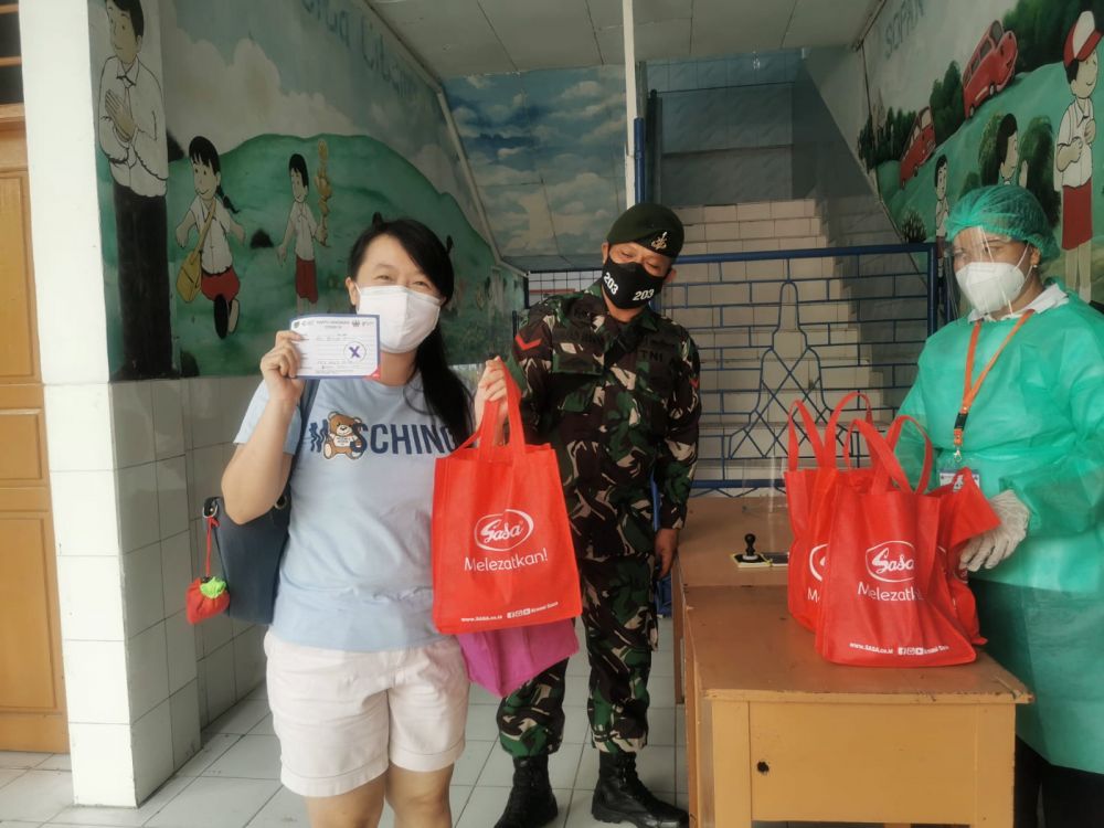 Kolaborasi Sasa dan Walubi adakan vaksin gratis, aman dan halal