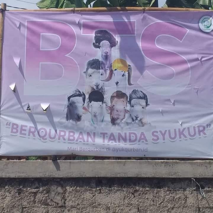 10 Spanduk Idul Adha ini kreatifnya bikin senyum-senyum