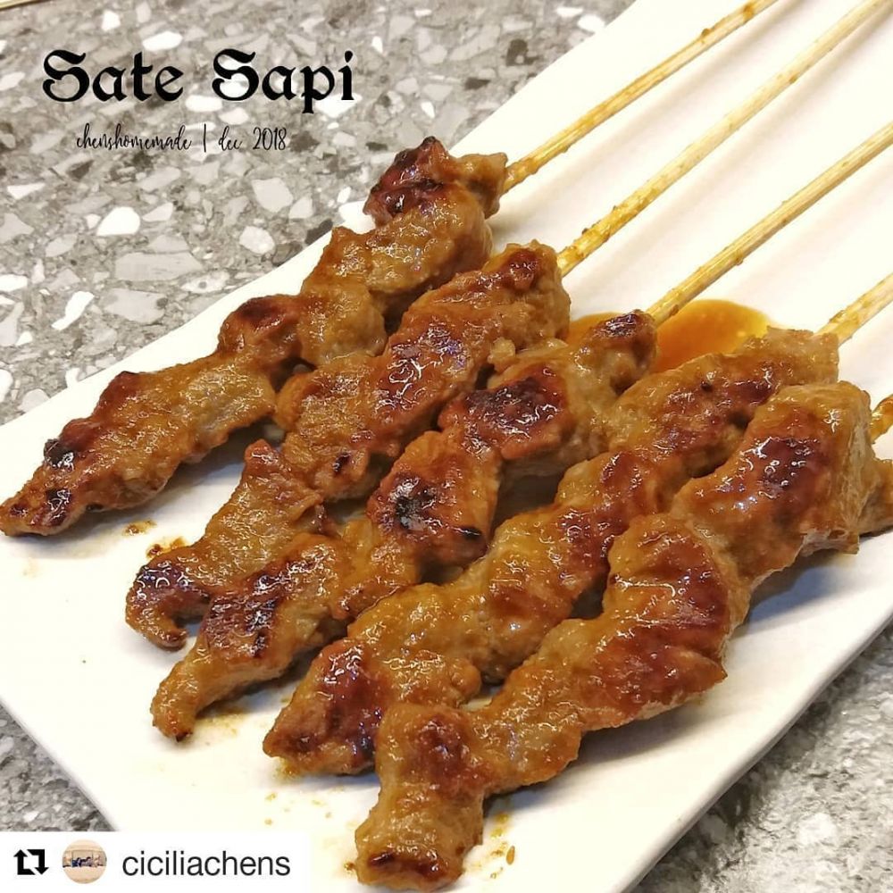 12 Resep sate sapi, gurih lezat buat hidangan Idul Adha