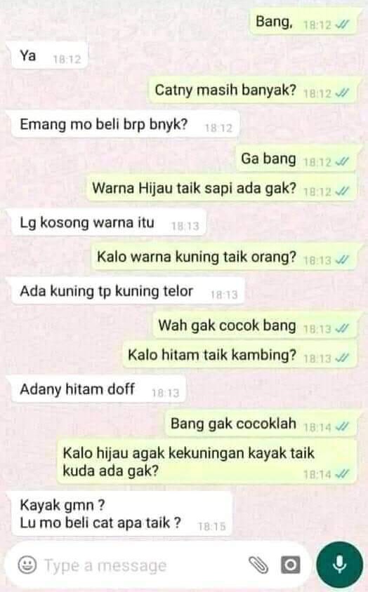 11 Chat lucu tanya ke penjual, endingnya bikin senyum bingung