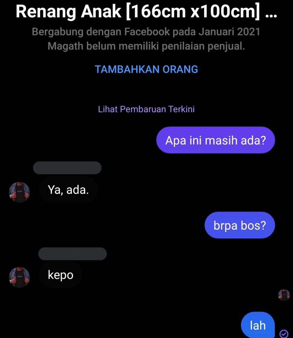 11 Chat lucu tanya ke penjual, endingnya bikin senyum bingung