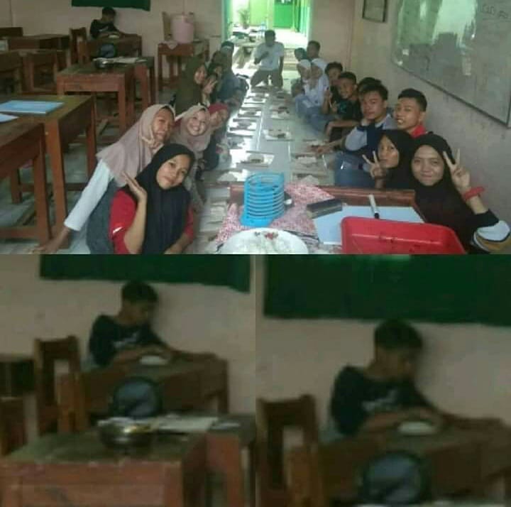 10 Momen lucu foto bareng di tempat umum ini bikin cekikikan