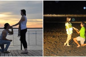 Potret lawas 10 seleb saat dilamar kekasih, penuh kenangan manis