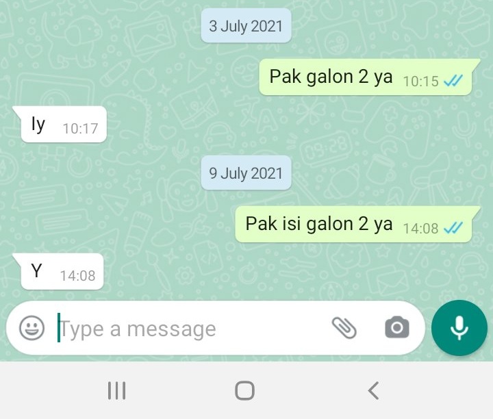 13 Balasan chat lucu pesan air galon ini bikin senyam-senyum