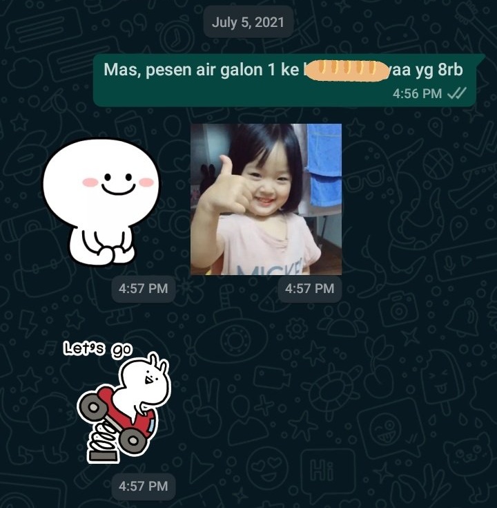 13 Balasan chat lucu pesan air galon ini bikin senyam-senyum