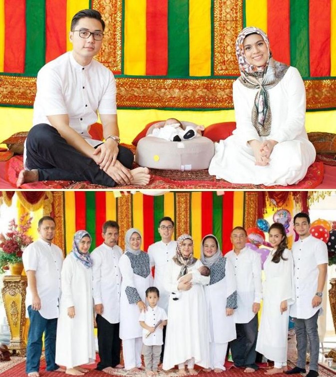 Dekorasi akikah anak pertama 18 seleb, tradisional sampai colorfull
