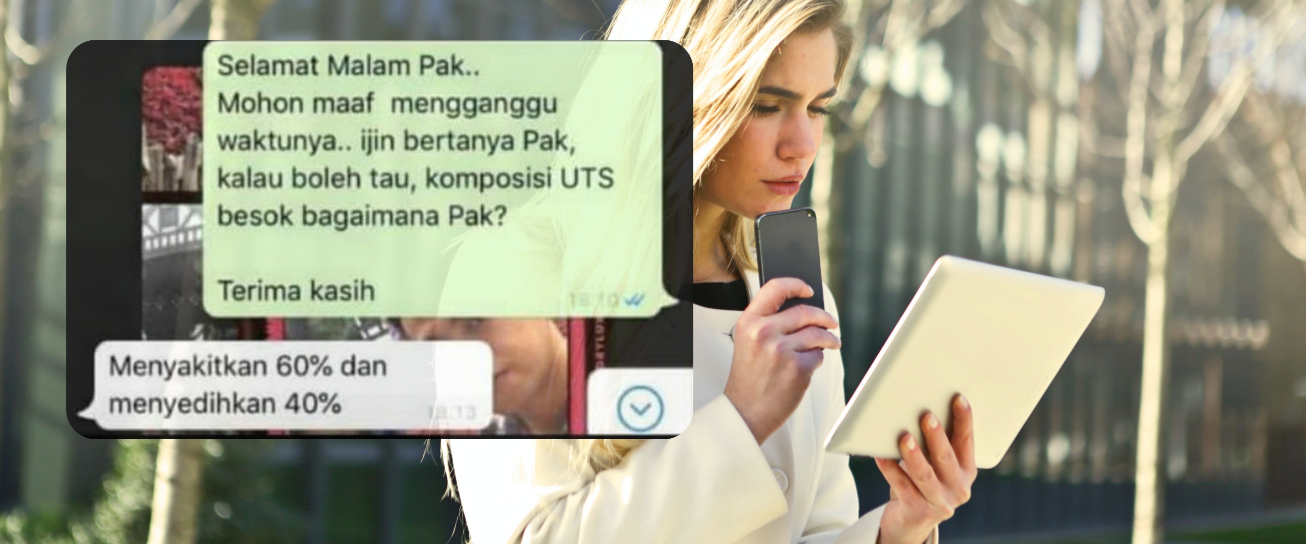 12 Balasan chat dosen saat mahasiswa bertanya ini kocak abis