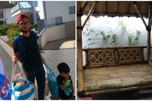 Potret rumah pasangan WNI tukang rosok dan istri bule, tamannya keren