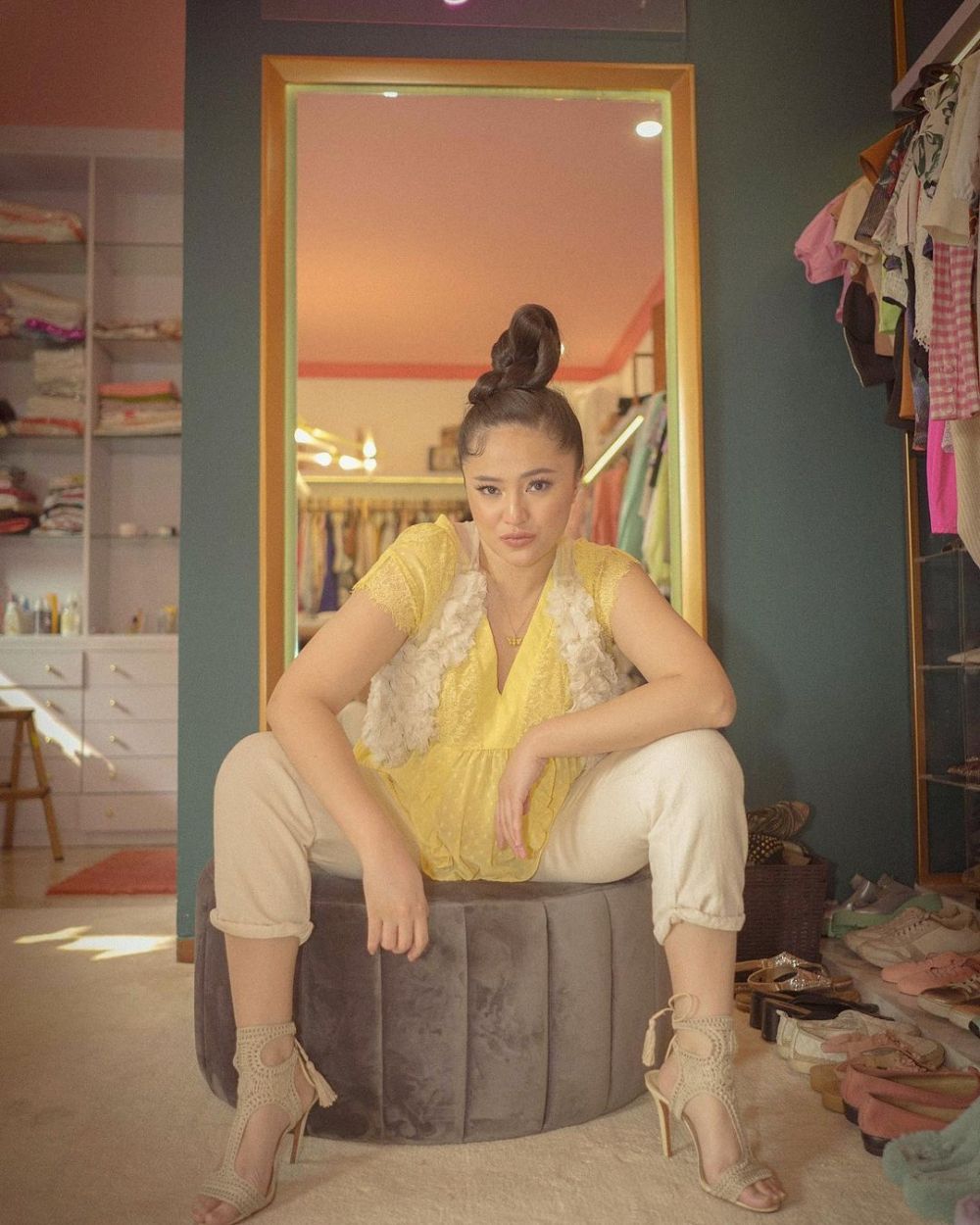 Kampanye body positivity, ini 8 potret Marshanda dengan tubuh berisi