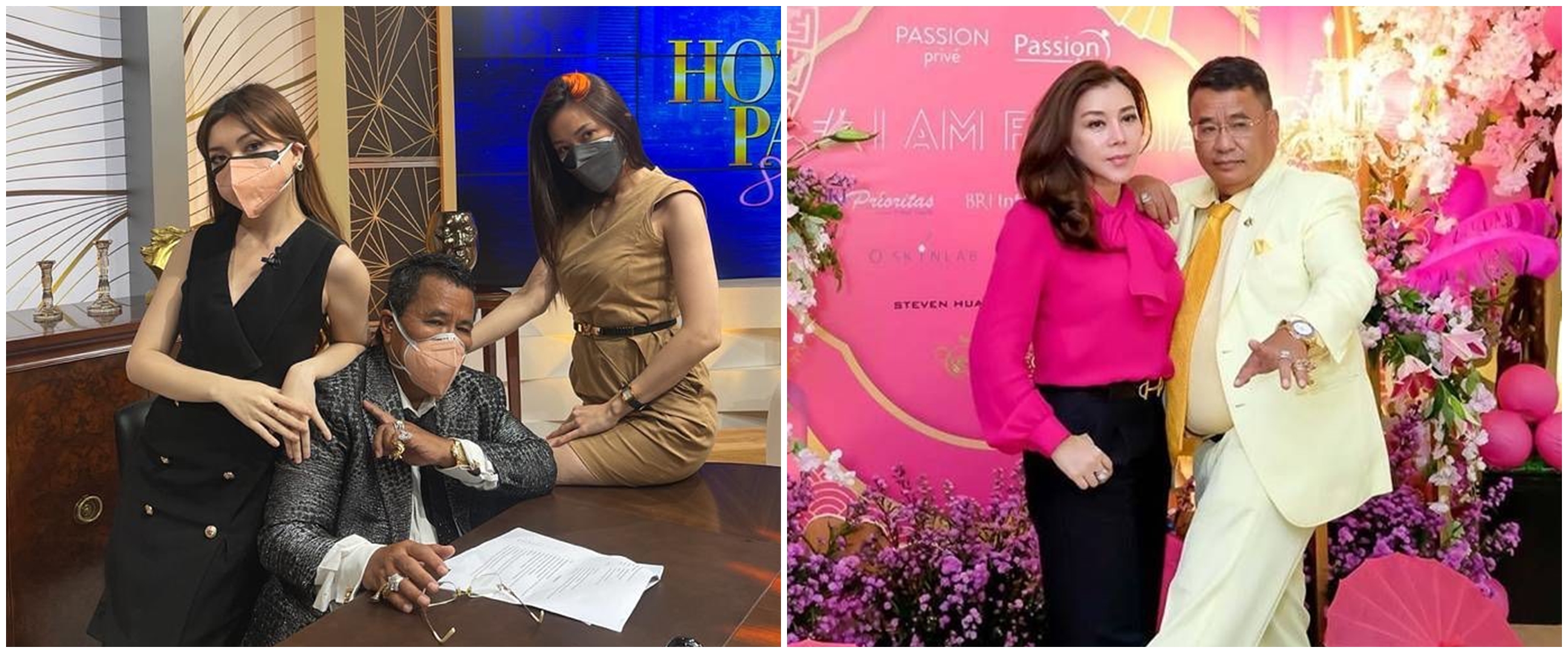 10 Potret Hotman Paris dengan 3 asisten pribadinya, curi perhatian