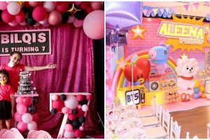 Perayaan ultah 8 anak seleb tema K-Pop, kue putri Vino G Bastian unik