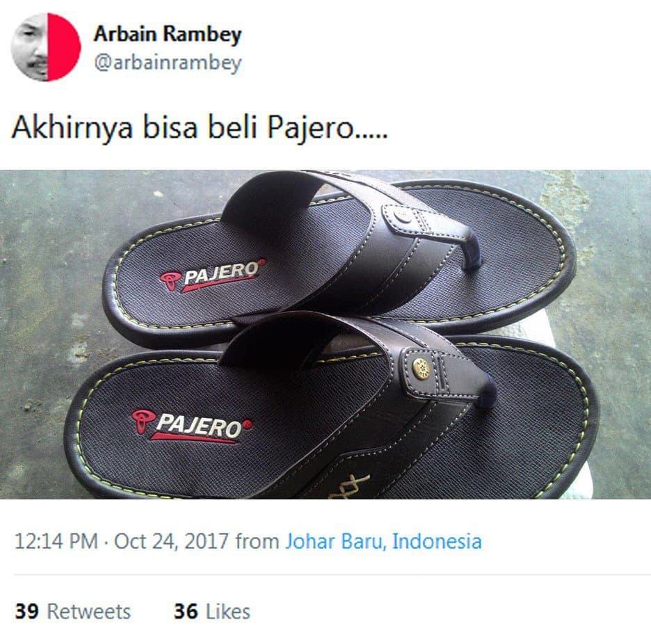 15 Penampakan lucu merek sandal ini bikin pembeli nyengir
