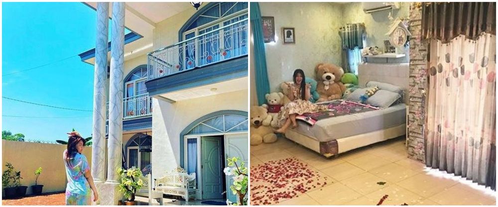 15 Potret rumah pedangdut wanita di kampung halaman, ada yang megah