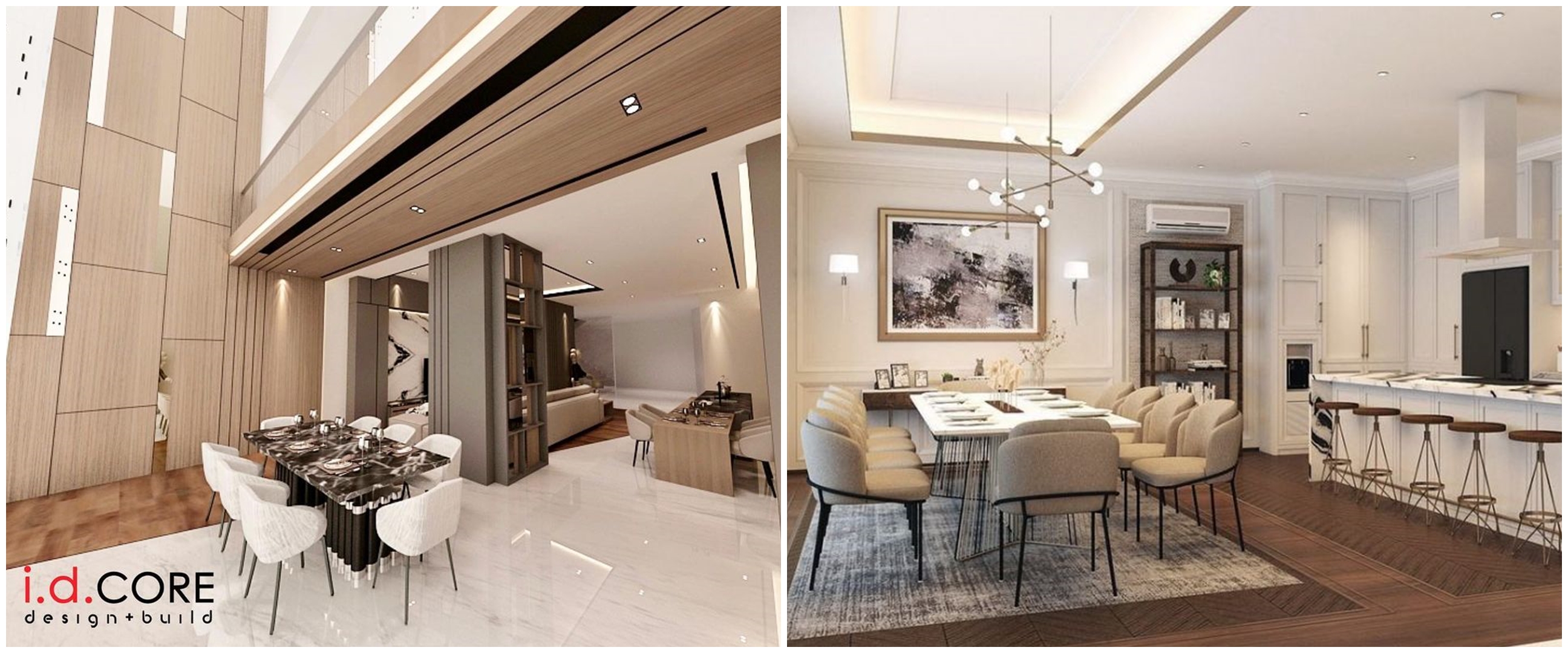 Potret desain ruang makan 7 seleb, punya Titi Kamal bak restoran mewah