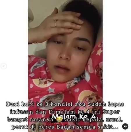 Momen Syifa adik Ayu Ting Ting lawan Covid-19, saturasi oksigen turun