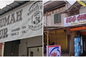 11 Pelesetan nama penyanyi di spanduk usaha ini bikin cekikikan