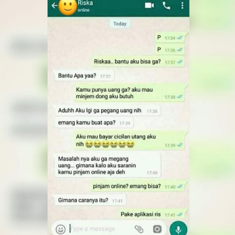 13 Chat lucu minta tolong ini endingnya malah nggak nyambung