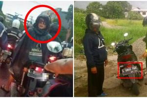 11 Momen lucu pengendara motor dilihat dari belakang, bikin ketawa