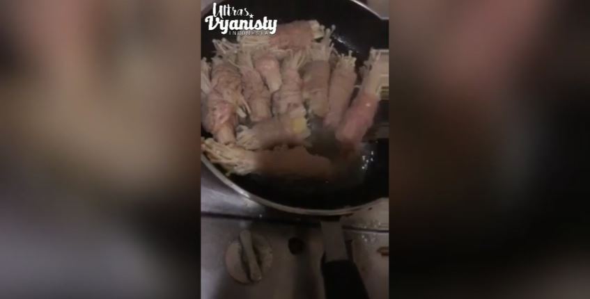 Menu masakan rumahan 9 pedangdut, Lesty Kejora buat kangkung sambal