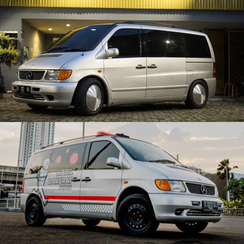 7 Penampakan mobil Ananda Omesh usai diubah jadi ambulance